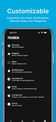 PickSneak android App screenshot 5